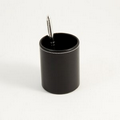 Pen Cup - Black Leather